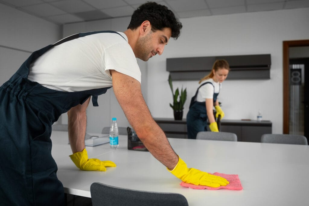 construction dust cleaning